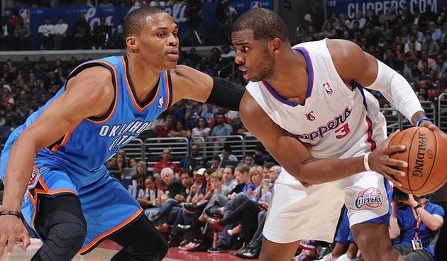 Russell Westbrook i Chris Paul, foto: nba.com