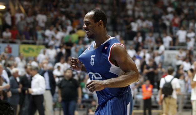 Zadar, 080610. Dvorana Kresimir Cosic.  Cetvrta finalna kosarkaska utkmica izmedju Zadra i Cibone. Na fotografiji:  igrac Cibone Jamont Gordon. Foto: Jure Miskovic / CROPIX