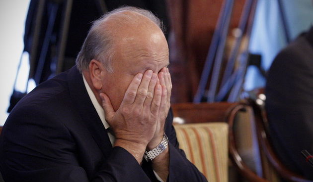 Zagreb, 060912.
Redovna sjednica Vlade RH u Banskim dvorima na Markovom trgu.
Na slici: ministar financija Slavko Linic.
Foto: Dragan Matic / CROPIX