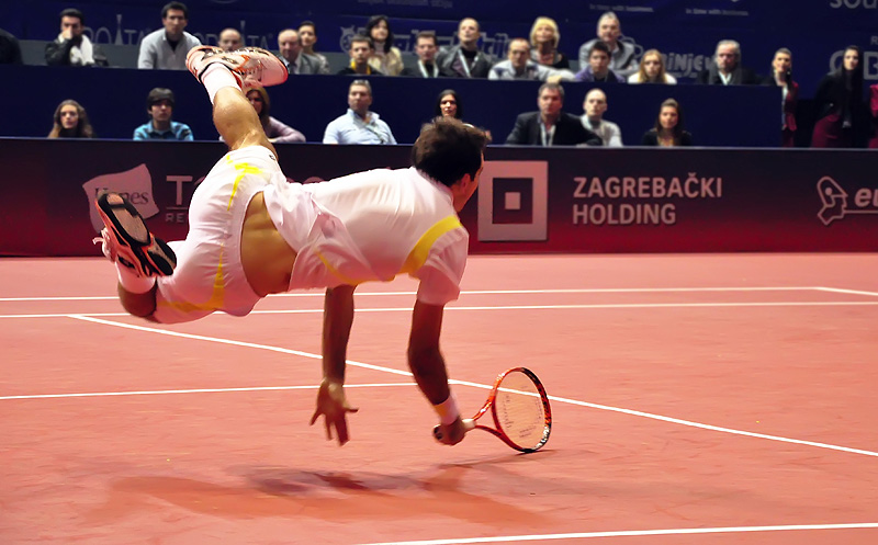 Finale ATP Zagreb: Dodig – Berrer, Foto: Andro Marcev Finale ATP Zagreb: Dodig – Berrer, Foto: Andro Marcev