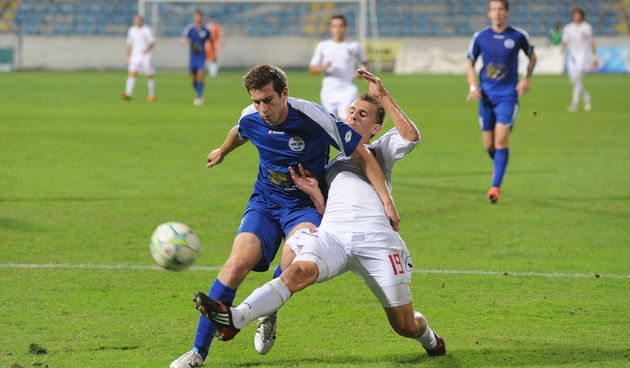 Zadar, 290912Stadion na Stanovima. 10. kolo MAXTv 1. lige. Utakmica izmedju NK Zadar i NK Zagreb.Na fotografiji: detalj s utakmice; Kresimir Trepsic(19)Foto: Luka Gerlanc / CROPIX