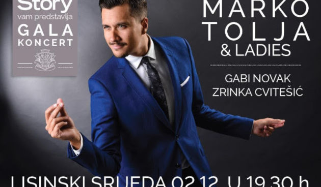 Marko Tolja & ladies 2. prosinca u dvorani Vatroslava Lisinskog!
