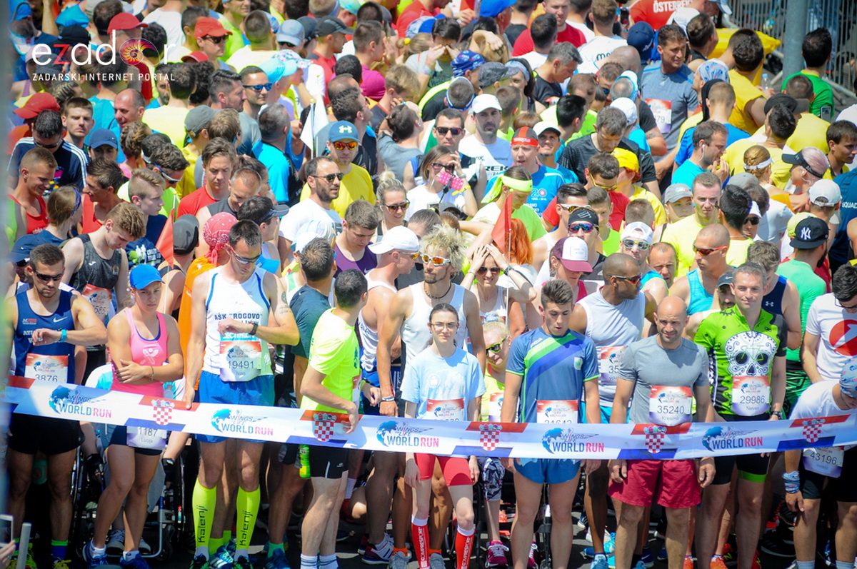 Start utrke Wings for Life World Run Zadar 2018.
