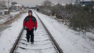 Snijeg u Bibinjama 3. veljače 2012, Foto: Leo Banić