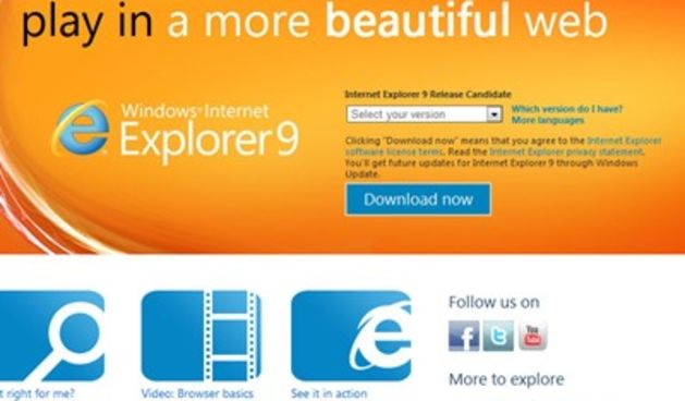 Internet Explorer 9, foto: tportal.hr