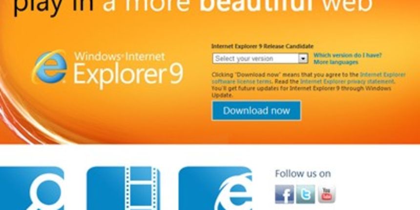 Internet Explorer 9, foto: tportal.hr Internet Explorer 9, foto: tportal.hr