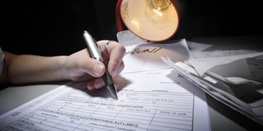 Porezna prijava (Foto: Vjekoslav Skledar/CROPIX)