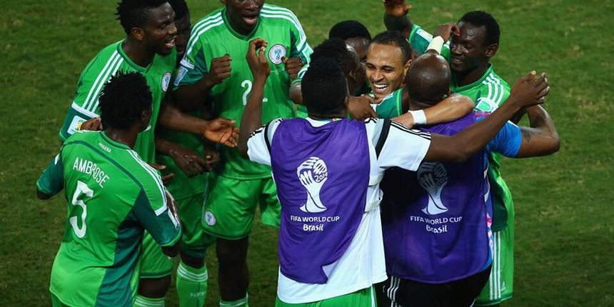 Slavlje nigerijskih nogometaša, foto: twitter