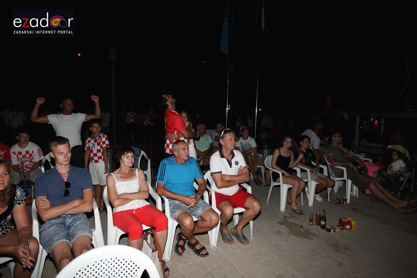Bibinje: Navijanje za Vatrene i fešta nakon pobjede nad Engleskom