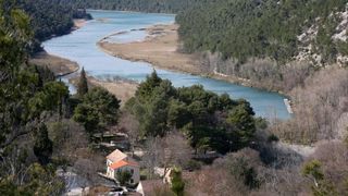 Obilazak NP Krka i Slapova Krke povodom Medjunarodnog dana rijeka. Photo: Dusko Jaramaz/PIXSELL Autor  Dusko Jaramaz/PIXSELL Ključne riječi  slapovi krke, Nacionalni park Krka, rijeka Krka, voda, rijeka,