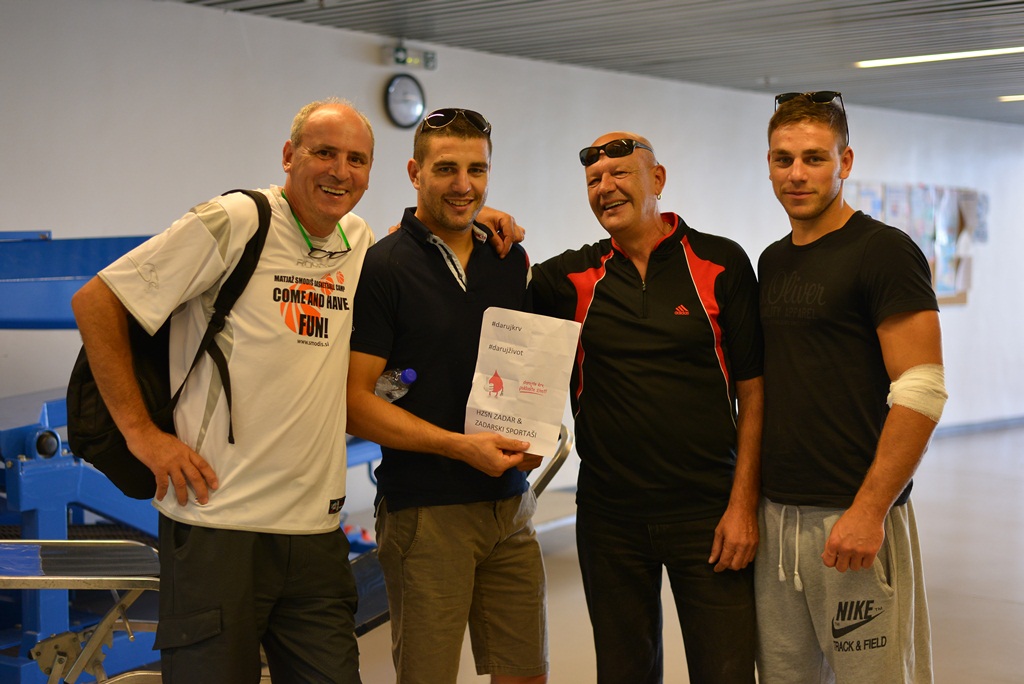 U organizaciji sekcije HZSN Zadar u dvorani 1 SC Višnjik održana je akcija dobrovoljnog darivanja krvi na kojoj je prikupljeno 25 doza tekućine koja život znači. Foto: Iva Perinčić