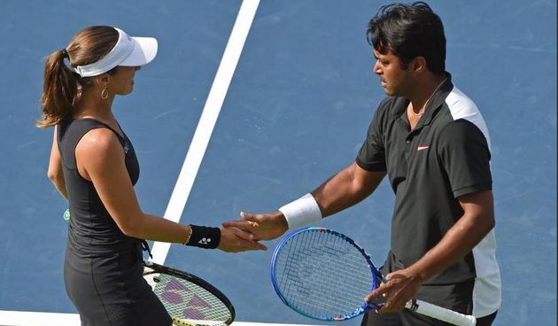 Martina Hingis i Leander Paes, foto: US Open Tennis ‏@usopen