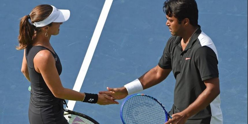 Martina Hingis i Leander Paes, foto: US Open Tennis ‏@usopen