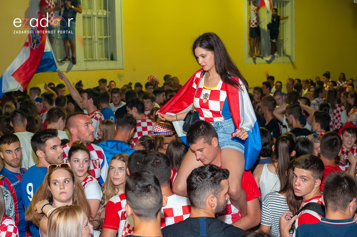 Zadar je gorio: Velika fešta nakon plasmana Vatrenih u finale Svjetskog prvenstva