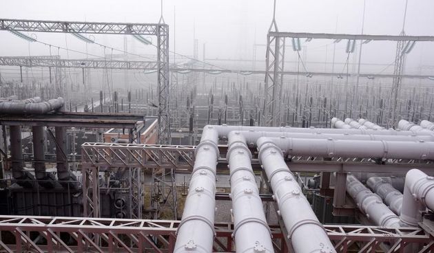 Sisak – Direktor Termoelektrane Sisak Matija Horzic i voditelj projekta Blok C, Damir Kopjar govore o izgradnji treceg bloka u Termoelektrani koji bi trebali zavrsiti do kraja godine. Photo: Nikola Cutuk/PIXSELL