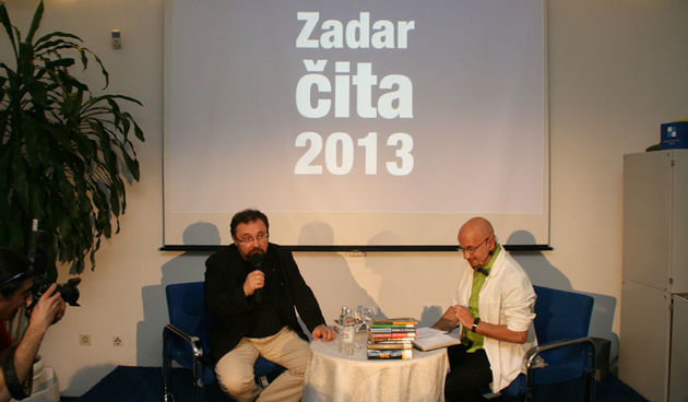 Zoran Ferić na Zadar čita, foto: GKZD arhiva