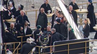 Snimanje Star Wars sage. Snimalo se na brodu Sea Star koji nije mogao isploviti kako je predvidjeno zbog jake bure. Photo: Grgo Jelavic/PIXSELL