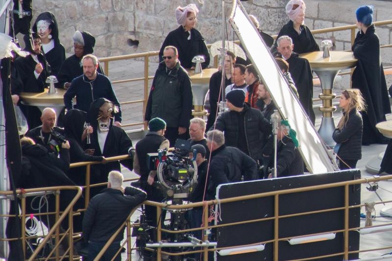 Snimanje Star Wars sage. Snimalo se na brodu Sea Star koji nije mogao isploviti kako je predvidjeno zbog jake bure. Photo: Grgo Jelavic/PIXSELL