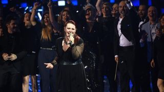 Ruža Janjiš pobjednica je druge sezone show-a “The Voice, najljepši glas Hrvatske”. Photo: Davor Višnjić/PIXSELL