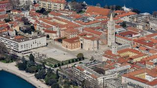 Zadar iz zraka, zračna panorama