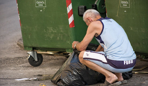Đir po gradu 13. lipnja 2010. siromaštvo (Foto:Saša Čuka)