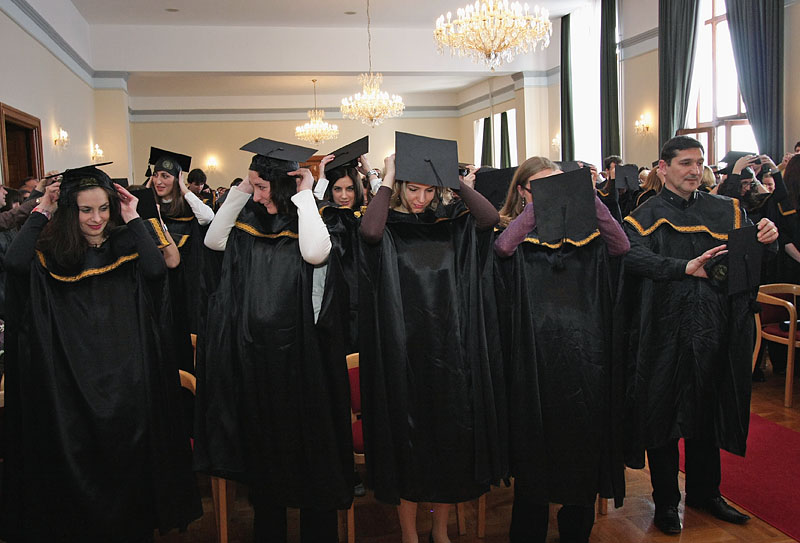 Promocija diplomiranih studenata, 7. ožujka 2009. (foto: Marin Gospić)