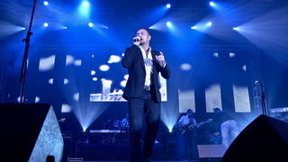 Zagreb, 201212. 
Dom Sportova.
Koncert Zvijezde Hit Recordsa, na kojem nastupaju izvodjaci koji izdaju albume za tu izdavacku kucu.
Na fotografiji: Sandi Cenov.
Foto: Admir Buljubasic / CROPIX