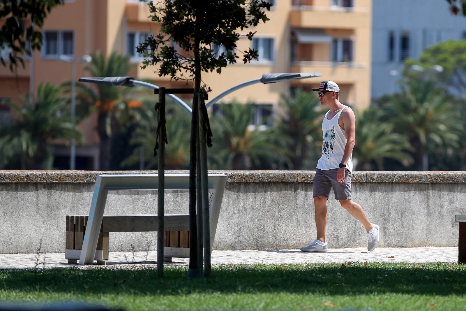 Toplinski val ponovo u Zadru Toplinski val ponovo u Zadru