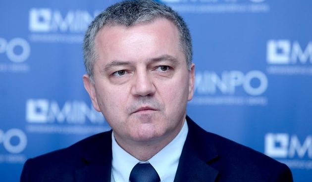 Na konferenciji za medije predstavljen je natjecaj za koristenje sredstava iz EU fondova. Ministar Darko Horvat. Photo: Patrik Macek/PIXSELL