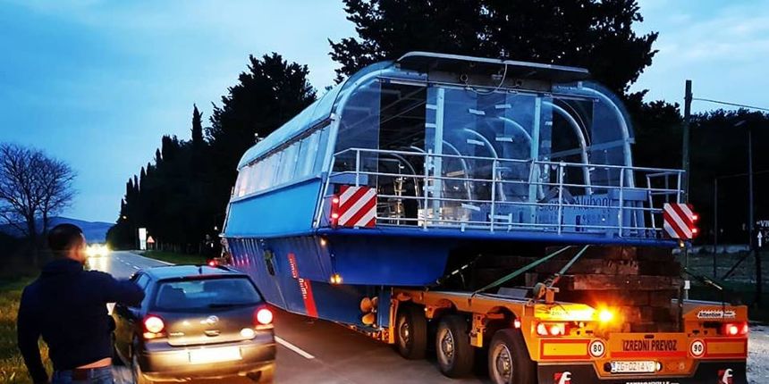 Stigao novi brod u park prirode Vransko jezero Stigao novi brod u park prirode Vransko jezero