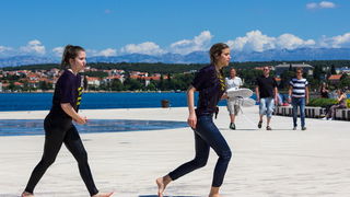 Ludijada maturanata na zadarskoj rivi 17. svibnja 2016. Foto: Bojan Bogdanić