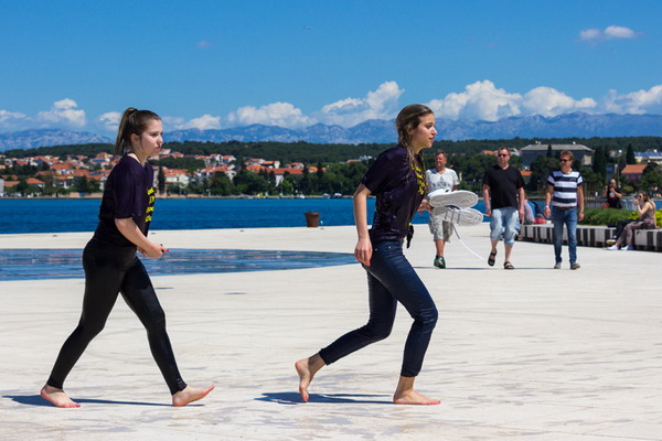Ludijada maturanata na zadarskoj rivi 17. svibnja 2016. Foto: Bojan Bogdanić
