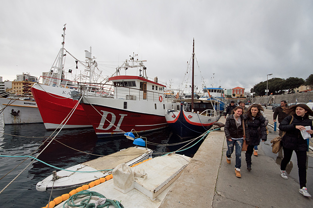 Ribarice u zadarskoj luci, Foto: Leo Banić