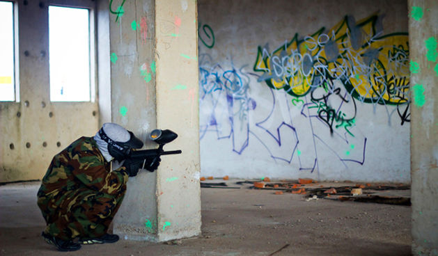 Paintball u Gaženici, 22. siječnja 2012. (foto:Saša Čuka)