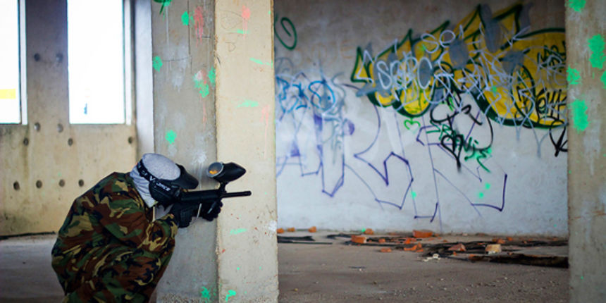 Paintball u Gaženici, 22. siječnja 2012. (foto:Saša Čuka)