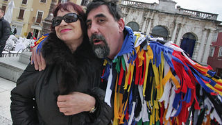 Povorka karnevalske skupine “Sovinjski pusti”