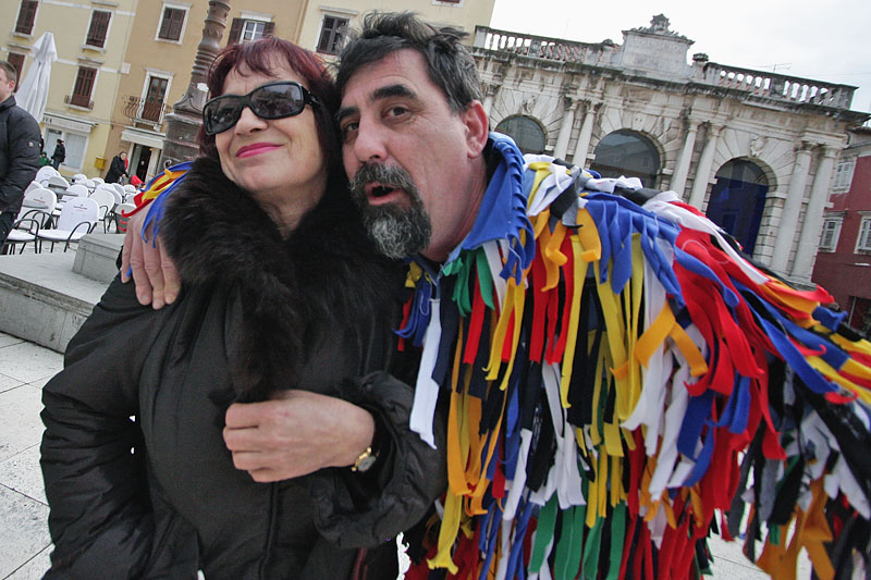 Povorka karnevalske skupine “Sovinjski pusti”