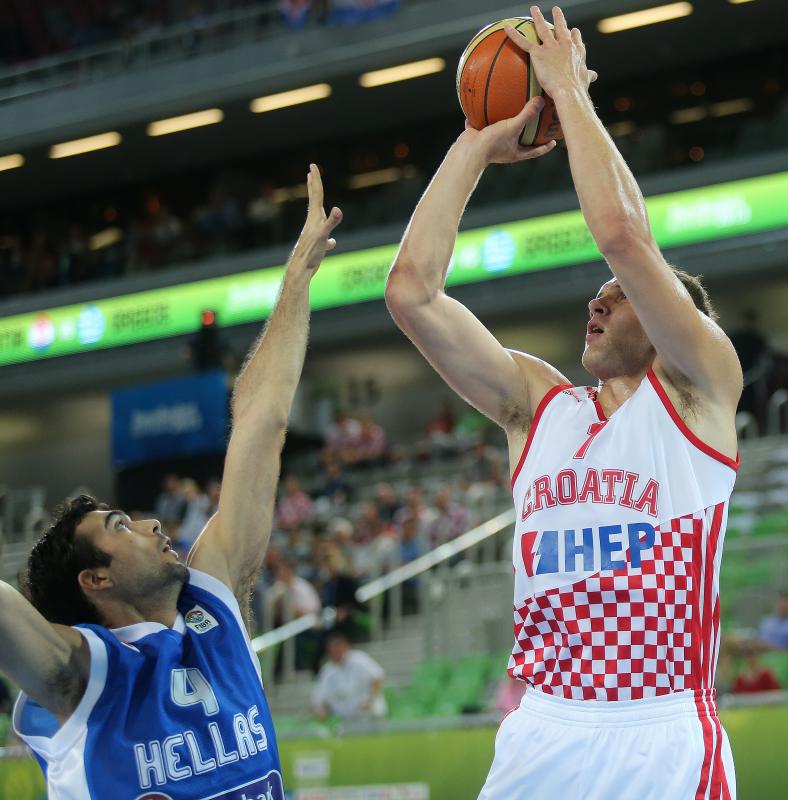 Ljubljana, Slovenija – Europsko prvenstvo u kosarci Eurobasket Slovenia 2013, drugi krug, grupa F, Hrvatska – Grcka. Photo: Igor Kralj/PIXSELL Ljubljana, Slovenija – Europsko prvenstvo u kosarci Eurobasket Slovenia 2013, drugi krug, grupa F, Hrvatska – Grcka. Photo: Igor Kralj/PIXSELL