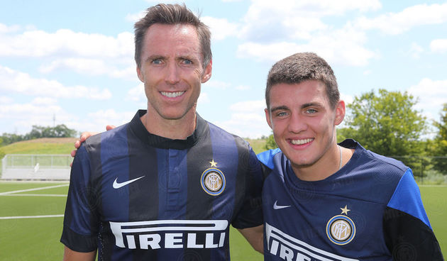 Steve Nash i Mateo Kovačić, foto: inter.it