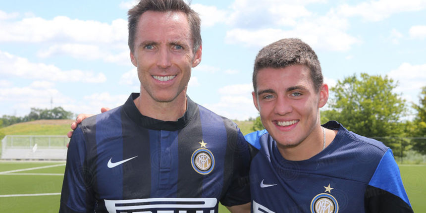 Steve Nash i Mateo Kovačić, foto: inter.it Steve Nash i Mateo Kovačić, foto: inter.it