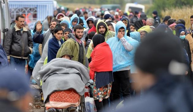 Granični prijelaz Bapska. Izbjeglice. Photo: Marko Jurinec/PIXSELL
