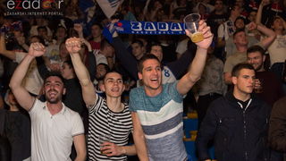 Humanitarno gledanje utakmice Zadar-Cibona (85-84) u Jazinama Humanitarno gledanje utakmice Zadar-Cibona (85-84) u Jazinama