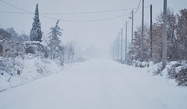 Snijeg u zadarskom zaleđu, Foto: Duje Surać
