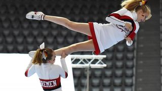 Zadar – U dvorani Krese Cosica na Visnjiku otvoreno je Europsko prvenstvo navijacica “European cheerleading championships 2015”. Danas i sutra svoje ce plesno akrobatske vjestine pokazati vise od 1500 natjecateljica. Photo: Dino Stanin/PIXSELL Zadar – U dvorani Krese Cosica na Visnjiku otvoreno je Europsko prvenstvo navijacica “European cheerleading championships 2015”. Danas i sutra svoje ce plesno akrobatske vjestine pokazati vise od 1500 natjecateljica. Photo: Dino Stanin/PIXSELL