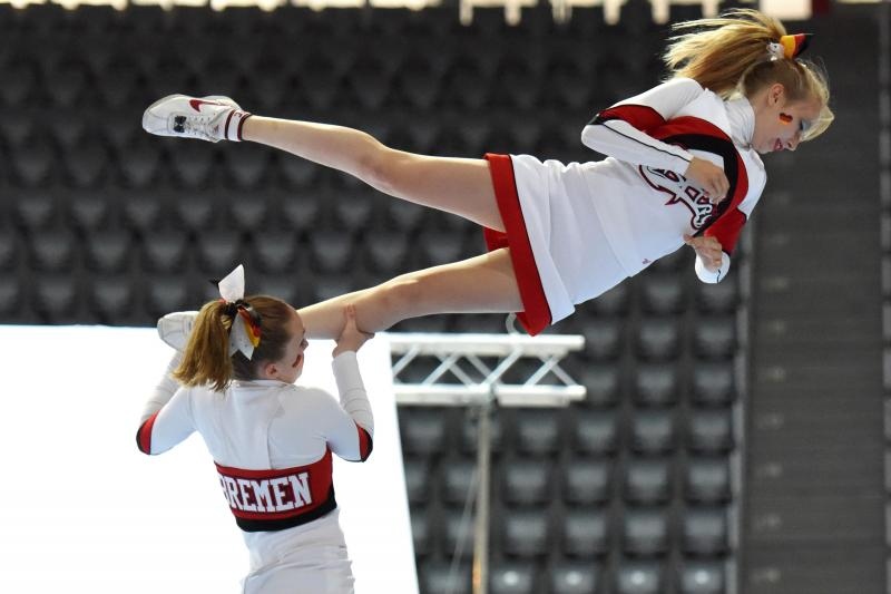 Zadar – U dvorani Krese Cosica na Visnjiku otvoreno je Europsko prvenstvo navijacica “European cheerleading championships 2015”. Danas i sutra svoje ce plesno akrobatske vjestine pokazati vise od 1500 natjecateljica. Photo: Dino Stanin/PIXSELL Zadar – U dvorani Krese Cosica na Visnjiku otvoreno je Europsko prvenstvo navijacica “European cheerleading championships 2015”. Danas i sutra svoje ce plesno akrobatske vjestine pokazati vise od 1500 natjecateljica. Photo: Dino Stanin/PIXSELL