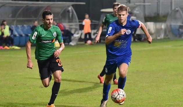 Šime Gržan i Jure Jerbić. NK Zadar – NK Lokomotiva. Photo: Dino Stanin/PIXSELL