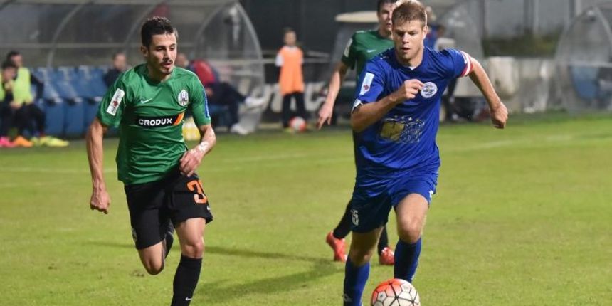 Šime Gržan i Jure Jerbić. NK Zadar – NK Lokomotiva. Photo: Dino Stanin/PIXSELL Šime Gržan i Jure Jerbić. NK Zadar – NK Lokomotiva. Photo: Dino Stanin/PIXSELL