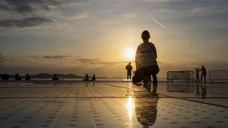 Zadar: Turisti uživaju u zalasku sunca