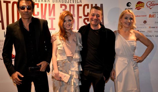 Zagreb – Premijera filma “Atomski zdesna” u Cinestaru Branimir centra, redatelja Srdjana Dragojevica. Na premijeri su bili i glavni glumci: Tanja Ribic, Branko Djuric, Hristina Popovic, Goran Navojec, Natasa Janjic. Photo: Marko Prpic/PIXSELL