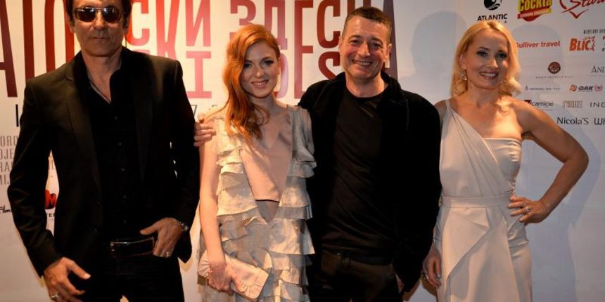 Zagreb – Premijera filma “Atomski zdesna” u Cinestaru Branimir centra, redatelja Srdjana Dragojevica. Na premijeri su bili i glavni glumci: Tanja Ribic, Branko Djuric, Hristina Popovic, Goran Navojec, Natasa Janjic. Photo: Marko Prpic/PIXSELL